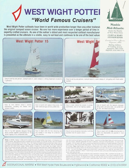 West Wight Potter Brochure