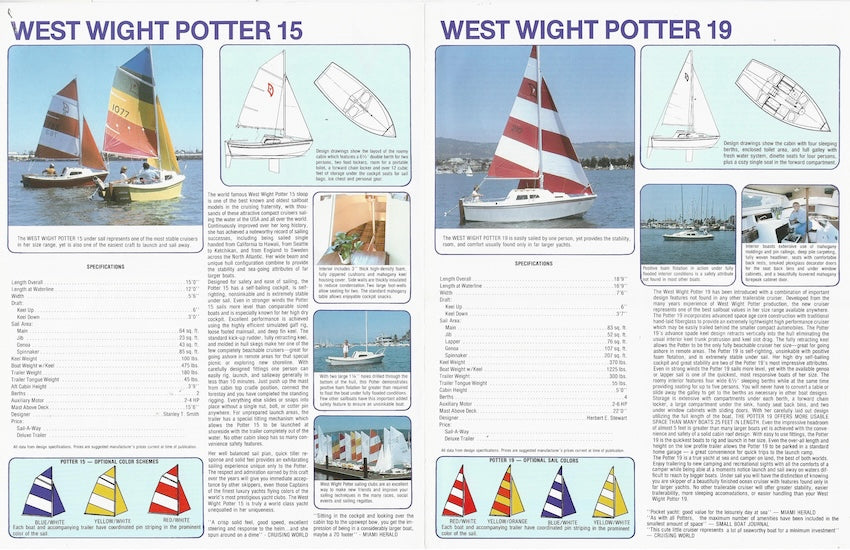 West Wight Potter Brochure