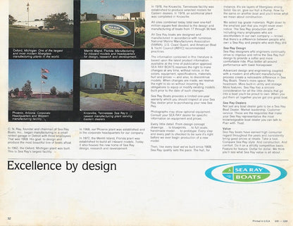 Sea Ray 1982 Brochure