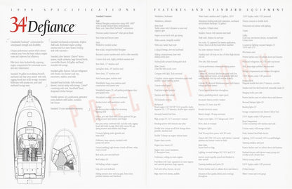 Boston Whaler Defiance 34 Brochure
