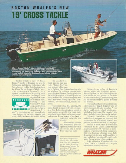 Boston Whaler Cross Tackle 19 Brochure
