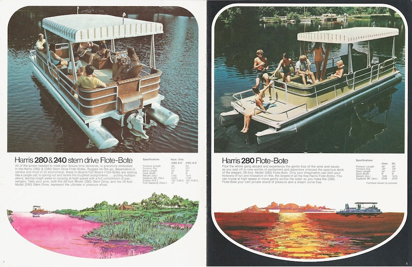 Harris 1971 / 1972 FloteBote Brochure