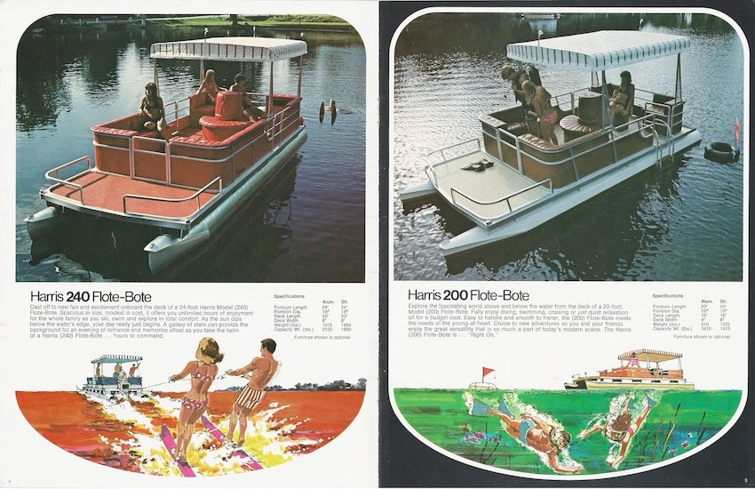 Harris 1971 / 1972 FloteBote Brochure
