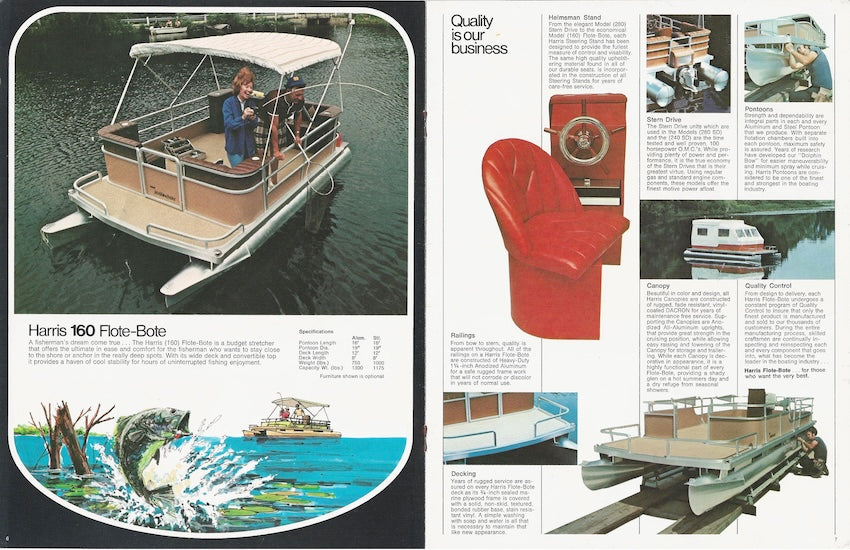 Harris 1971 / 1972 FloteBote Brochure