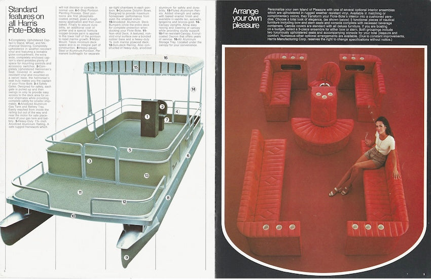 Harris 1971 / 1972 FloteBote Brochure