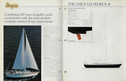 Cheoy Lee 41 Pedrick Brochure