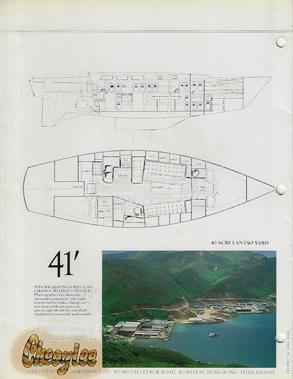 Cheoy Lee 41 Pedrick Brochure