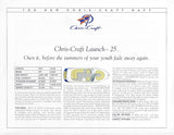 Chris Craft Launch 25 Specification Brochure