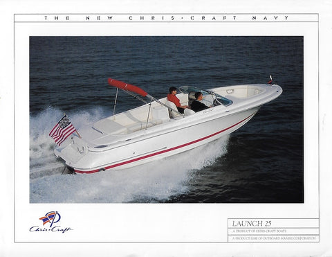 Chris Craft Launch 25 Specification Brochure