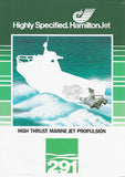 Hamilton 291 Jet Brochure