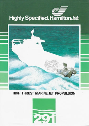 Hamilton 291 Jet Brochure