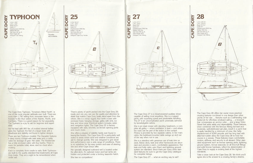 Cape Dory 1979 Brochure