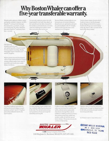 Boston Whaler Inflatables Brochure