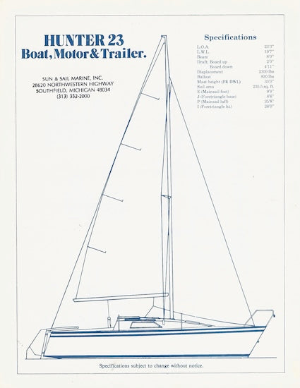 Hunter 23 Digital Brochure