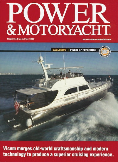 Vicem 67 Flybridge Power & Motoryacht Magazine Reprint Brochure