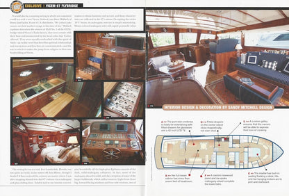 Vicem 67 Flybridge Power & Motoryacht Magazine Reprint Brochure