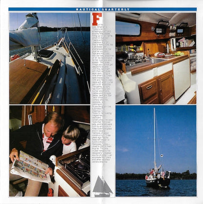 Pacific Seacraft Flicka Nautical Quarterly Magazine Reprint Brochure
