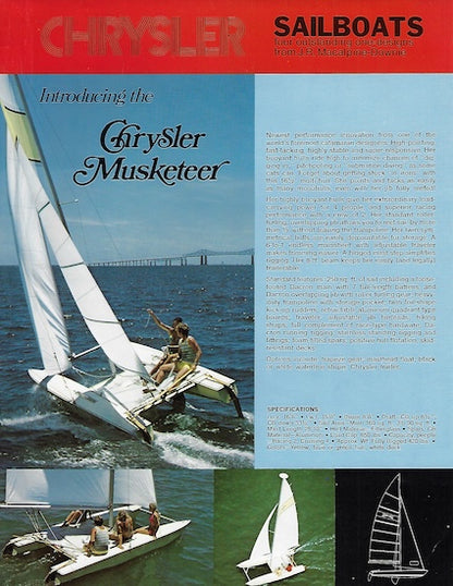 Chrysler 1974 Sailboat Brochure
