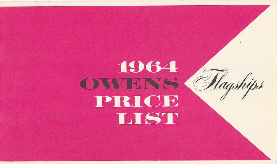 Owens 1964 Flagships Specification Brochure