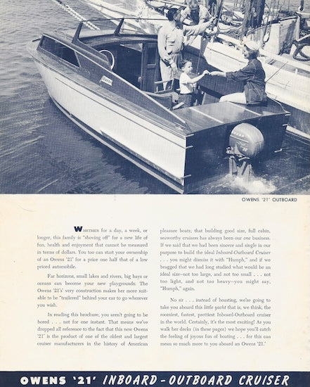 Owens 21 Brochure