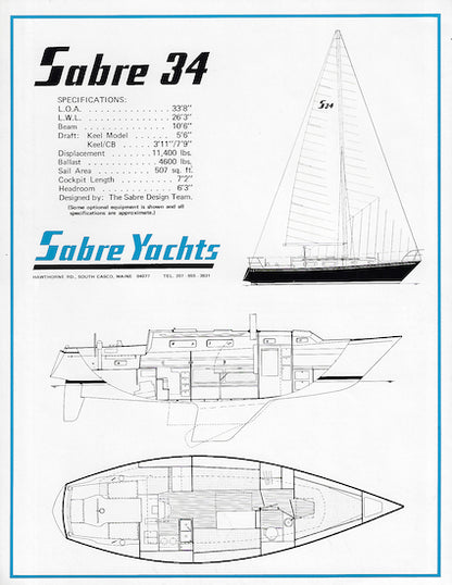Sabre 34 Brochure