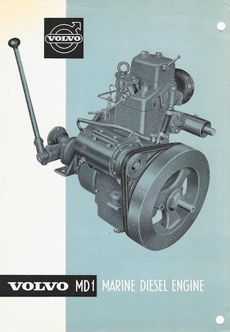 Volvo MD1 Sailboat Diesel Engine Brochure