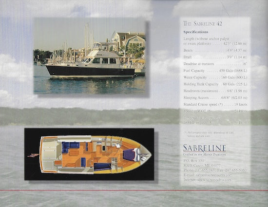 Sabreline 42 Brochure
