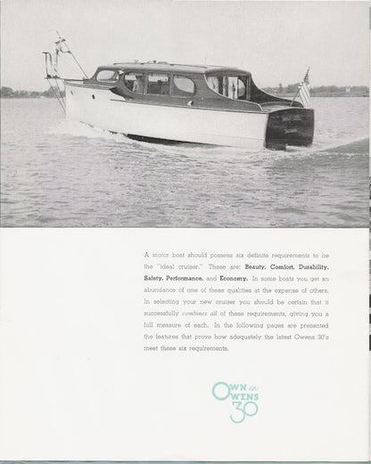 Owens 30 Brochure