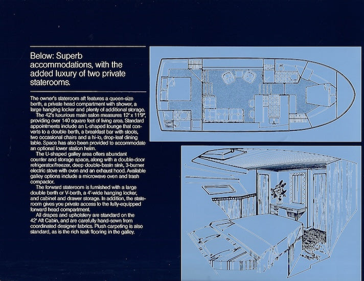 Carver 42 Aft Cabin Motor Yacht Preview Brochure