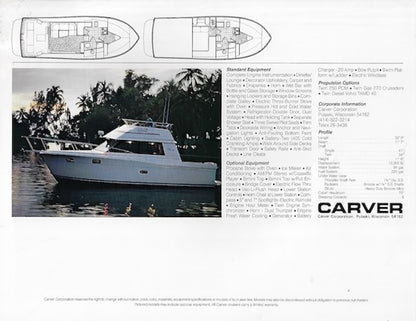 Carver 32 Convertible Brochure