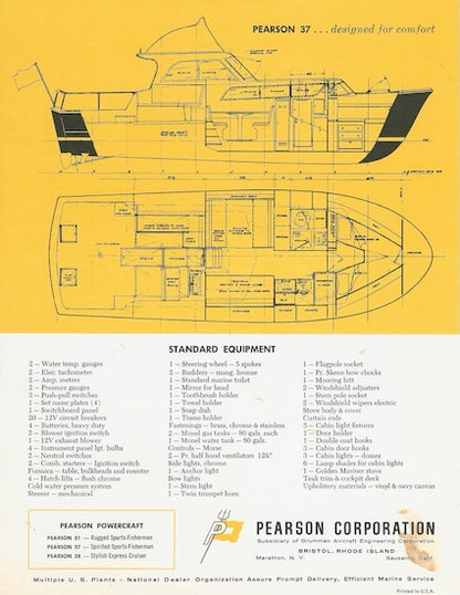 Pearson 37 Convertible Digital Brochure