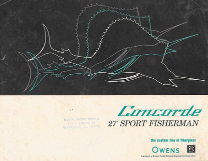 Owens Concorde 27 Sport Fisherman Brochure