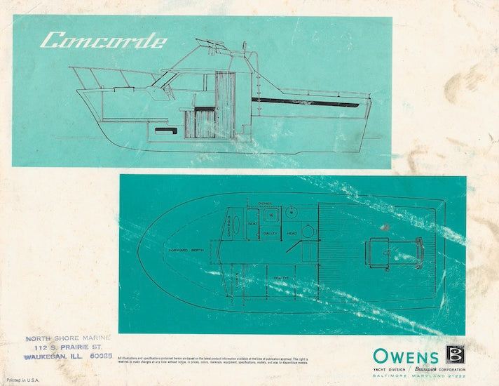 Owens Concorde 27 Sport Fisherman Brochure