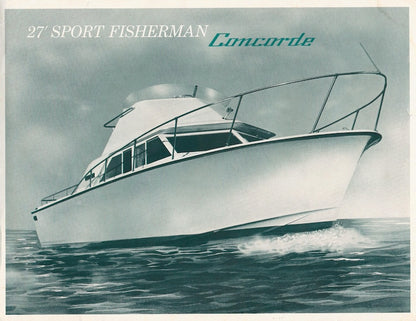 Owens Concorde 27 Sport Fisherman Brochure