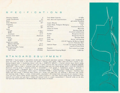 Owens Concorde 27 Sport Fisherman Brochure