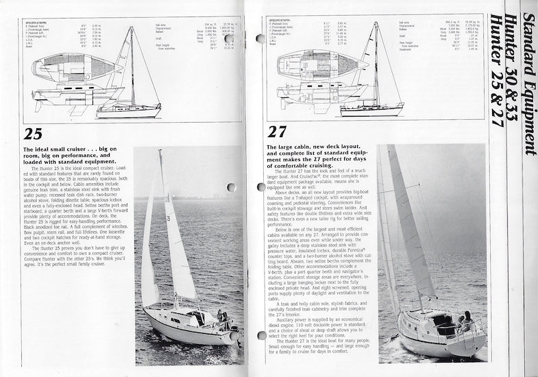 Hunter 1979 Brochure