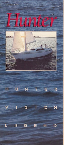 Hunter 1989 Brochure