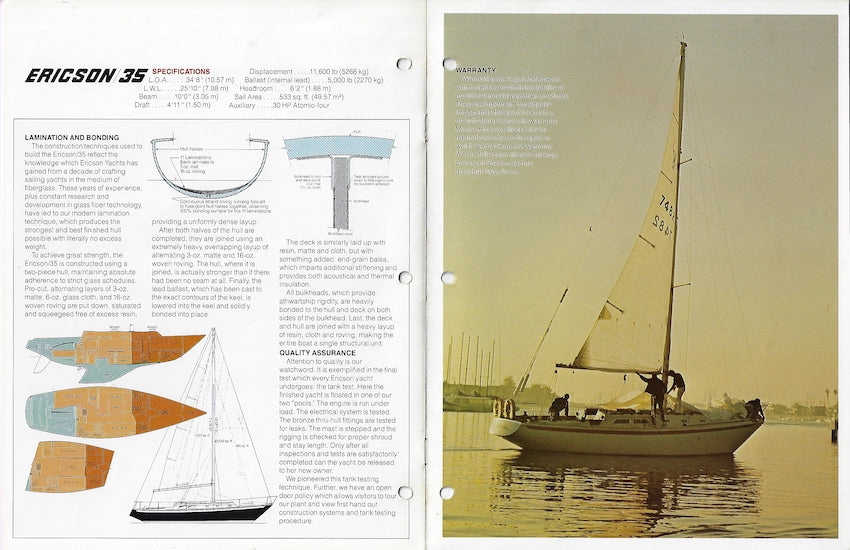 Ericson 35 Mark II Brochure