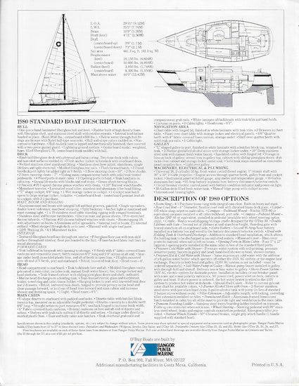 O'Day 30 Brochure