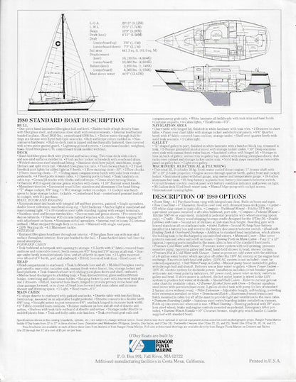O'Day 30 Brochure