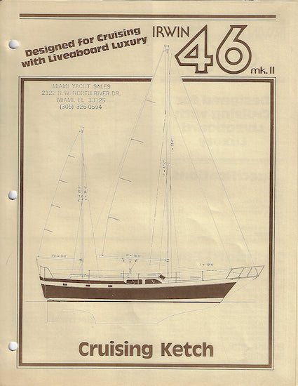 Irwin 46 Cruising Ketch Mark II Brochure