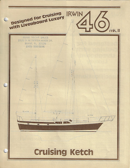 Irwin 46 Cruising Ketch Mark II Brochure