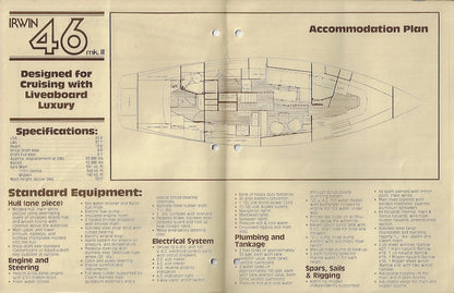 Irwin 46 Cruising Ketch Mark II Brochure