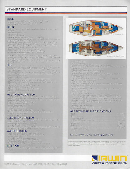 Irwin 52 Brochure