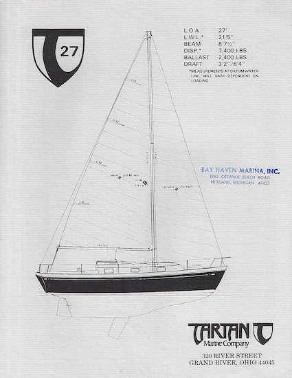 Tartan 27 Mark II Brochure SailInfo I