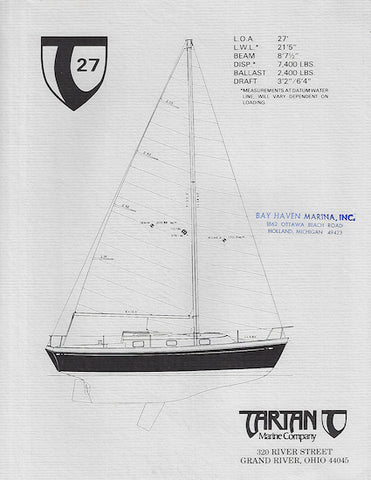 Tartan 27 Mark II Brochure