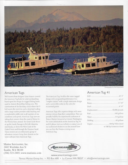 American Tug 41 Brochure