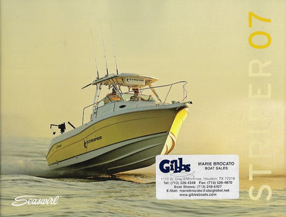 Seaswirl 2007 Striper Brochure
