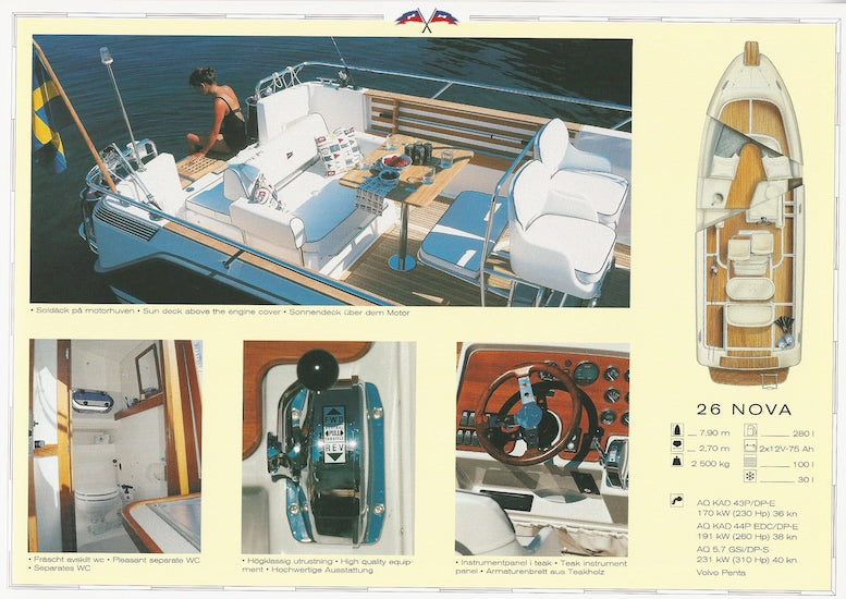 Nimbus 2000 Sport Cruisers & Nova Brochure