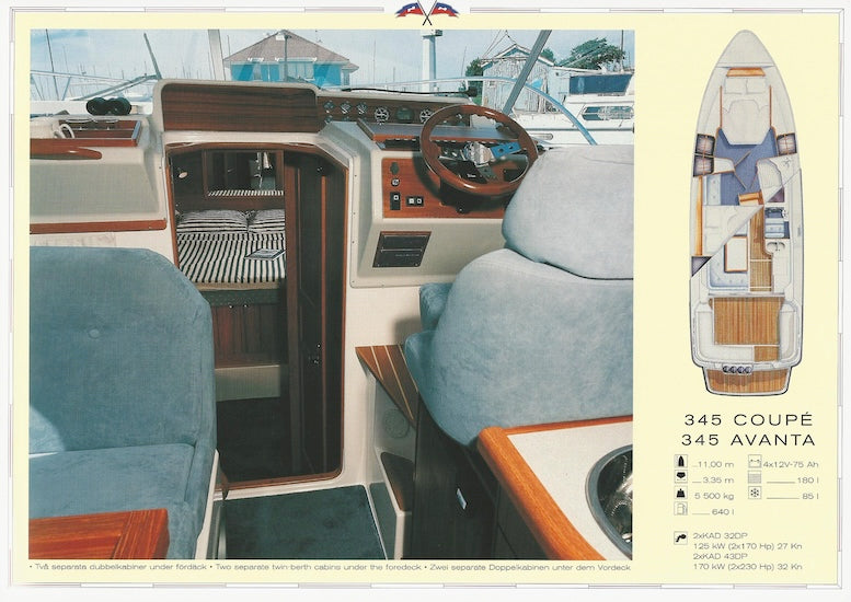Nimbus 2000 Coupé Cruisers Brochure